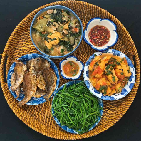 Những mâm cơm thường ngày của người Việt Nam